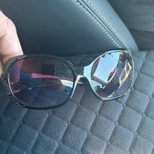 Women’s Rhinestone Black Sunglasses